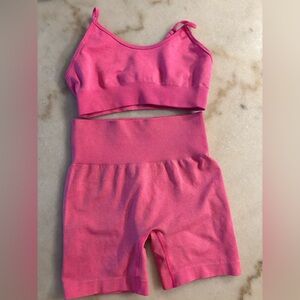 Pink Amazon workout set